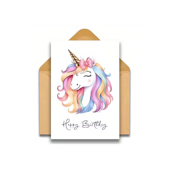 Einhorn Geburtstagskarte mit Umschlag4 / 1Stk. - Karten Sugar Sweet Kitchen