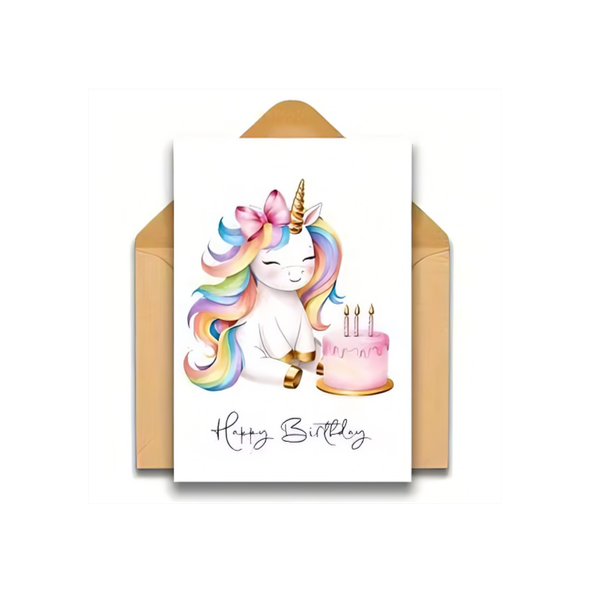 Einhorn Geburtstagskarte mit Umschlag5 / 1Stk. - Karten Sugar Sweet Kitchen