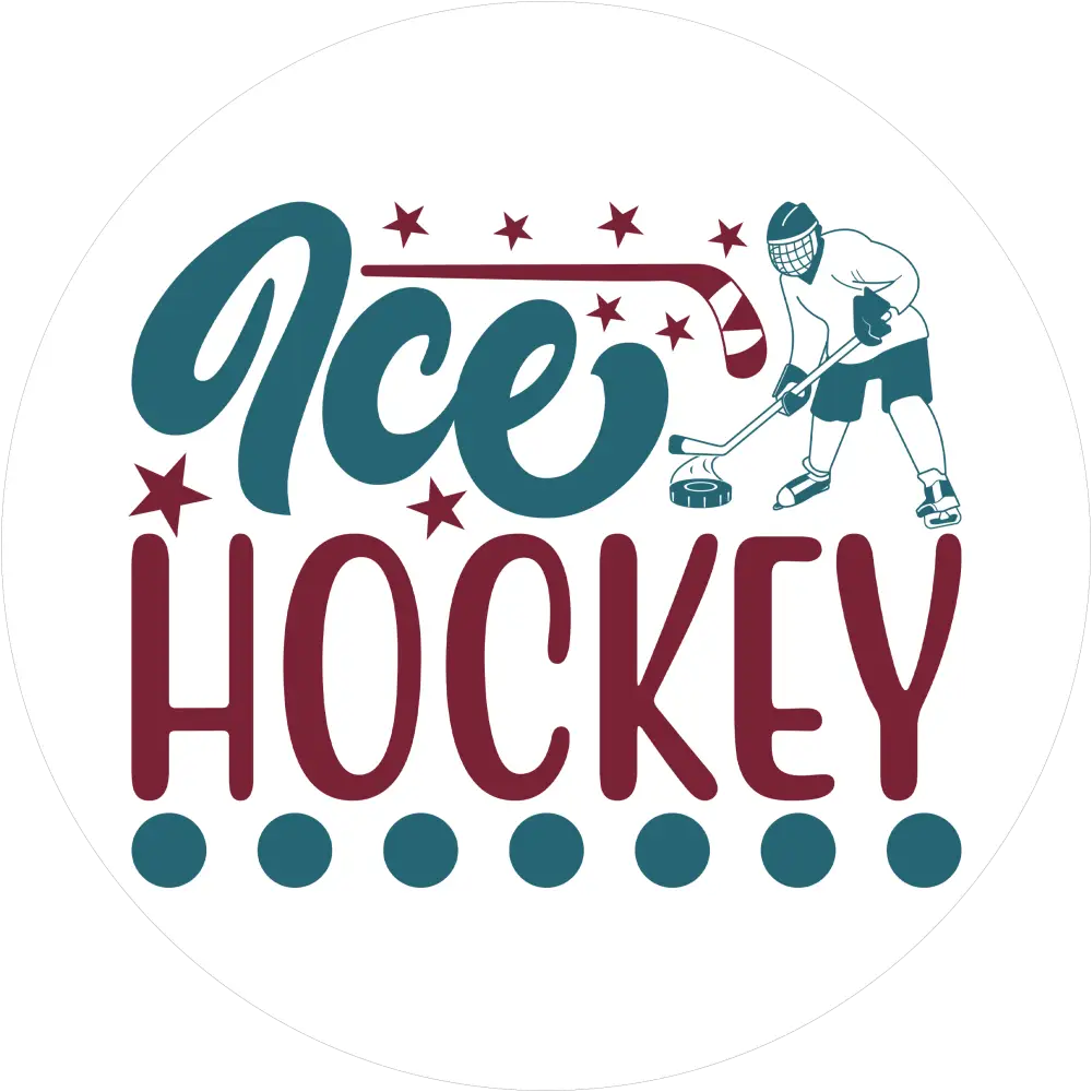 Sportlicher Eishockey-Tortenaufleger5 - personalisierbar - Fondant- Torten- & Cupcakeaufleger Sugar Sweet Kitchen