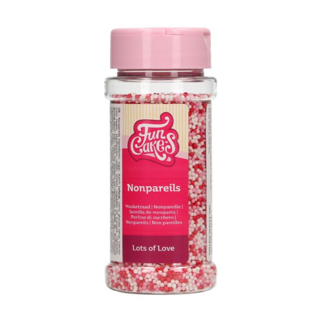 FunCakes Nonpareils Zuckerperlen Love / 80g - Sugar Sweet Kitchen