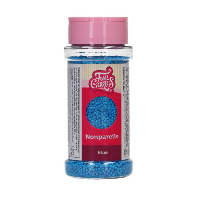 FunCakes Nonpareils Zuckerperlen blau / 80g - Sugar Sweet Kitchen