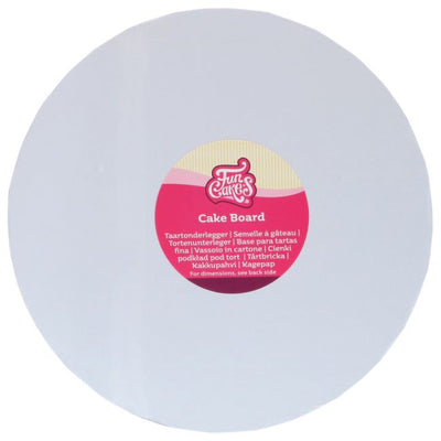 Cake Board rund, weiss Ø 33cm FC / 1Stk.