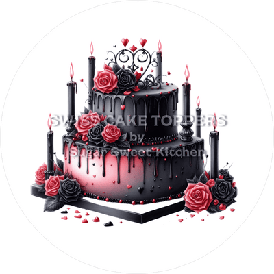 Gothic Torte4 - personalisierbar