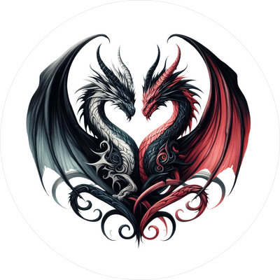 Gothic Drachen5 - personalisierbar