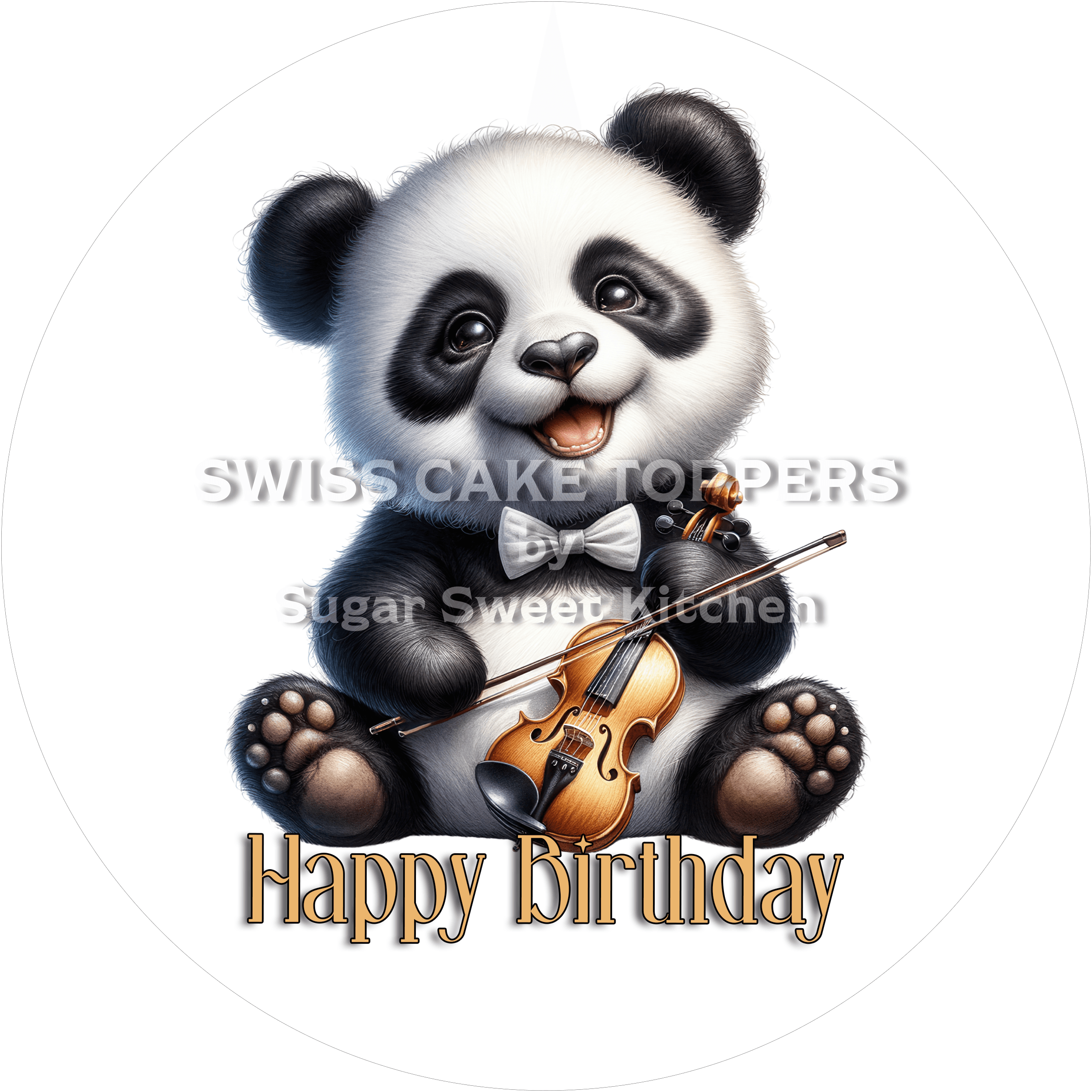 Tortenaufleger Geburtstag Musik 16 - essbar & personalisierbar - Fondant- Torten- Cupcakeaufleger Sugar Sweet Kitchen