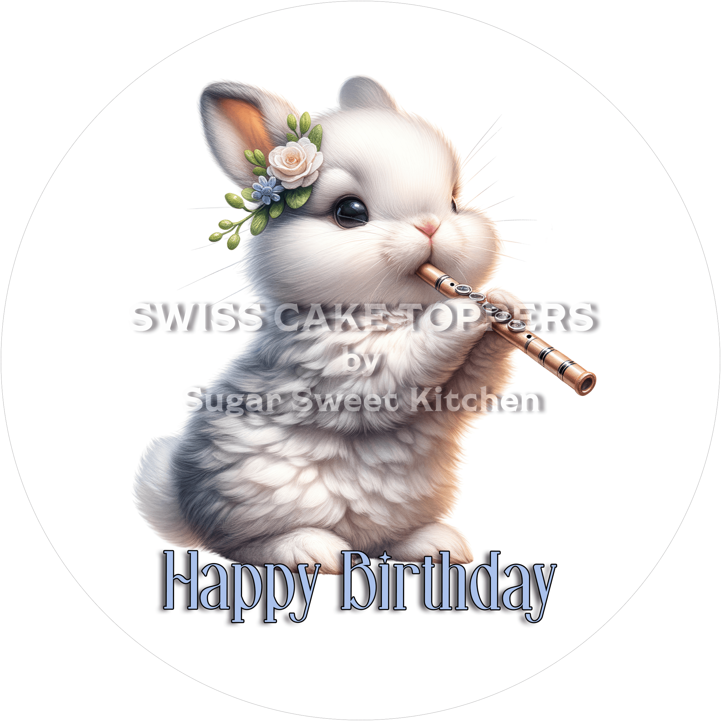 Tortenaufleger Geburtstag Musik 18 - essbar & personalisierbar - Fondant- Torten- Cupcakeaufleger Sugar Sweet Kitchen