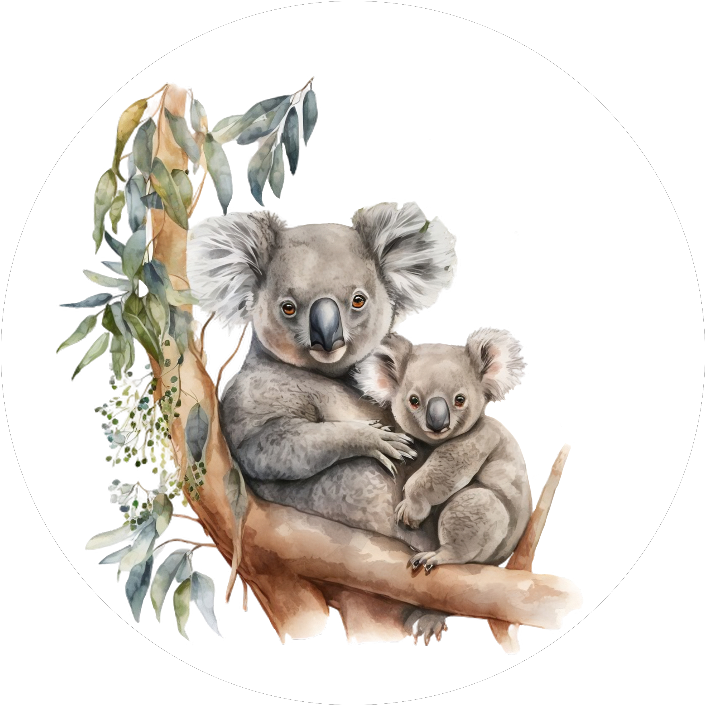Exklusiver Koala-Tortenaufleger6 - personalisierbar - Fondant- Torten- & Cupcakeaufleger Sugar Sweet Kitchen