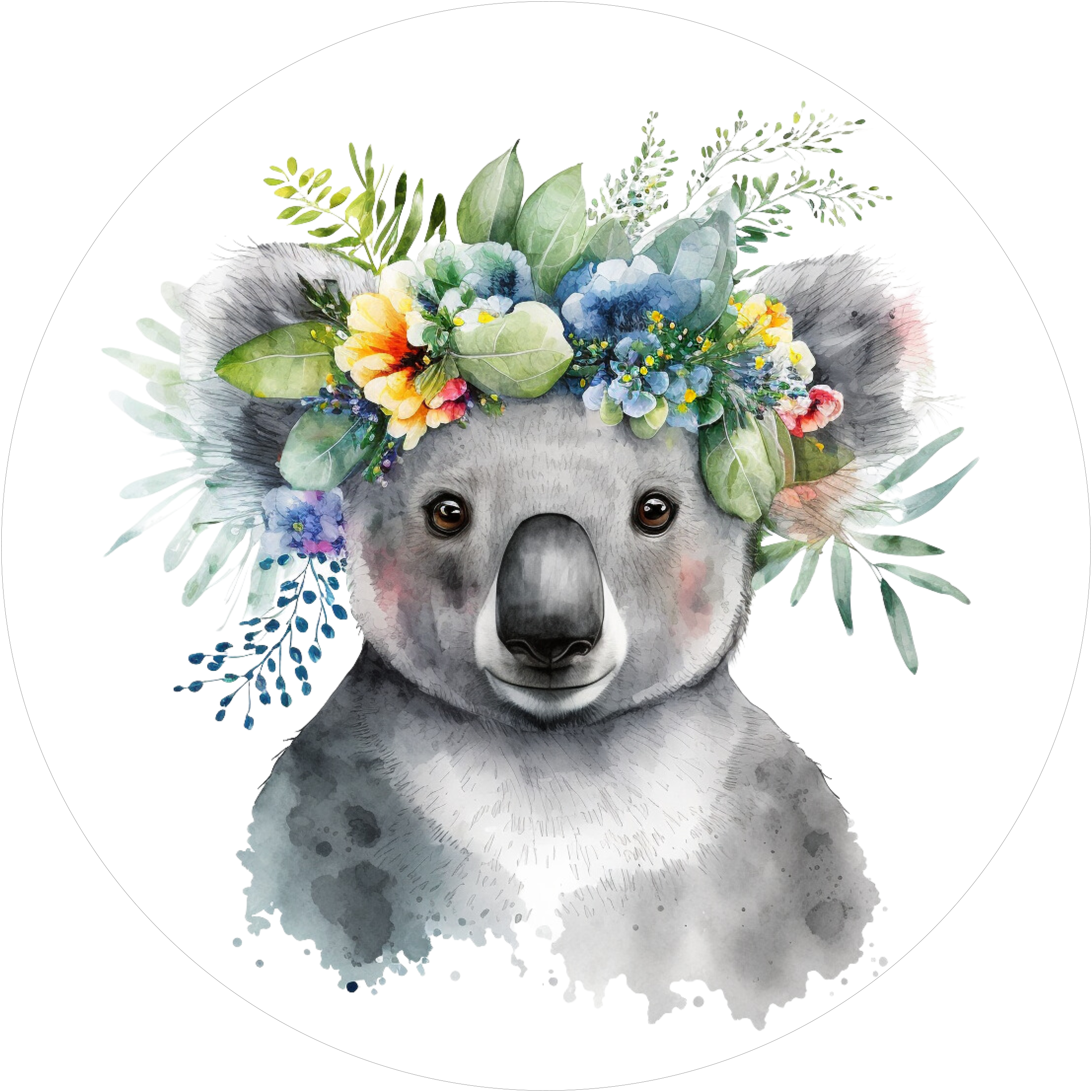 Besonderer Koala-Tortenaufleger7 - personalisierbar - Fondant- Torten- & Cupcakeaufleger Sugar Sweet Kitchen
