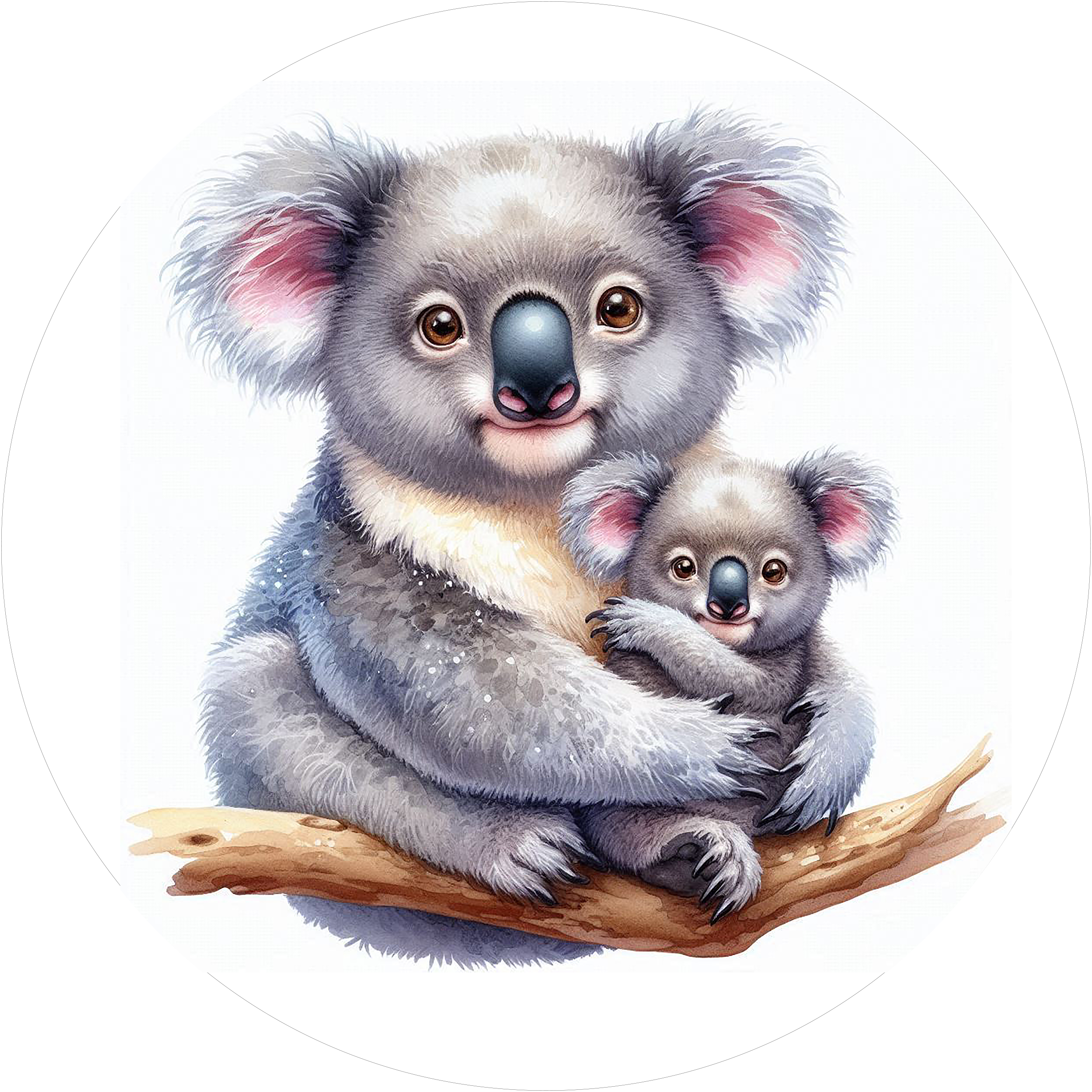 Einzigartiger Koala-Tortenaufleger8 - personalisierbar - Fondant- Torten- & Cupcakeaufleger Sugar Sweet Kitchen