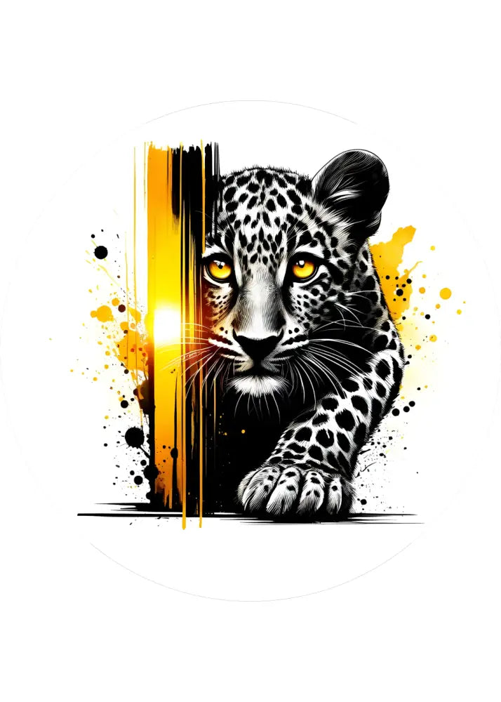 Leoparden Tortenaufleger5 – essbar & personalisierbar - Fondant- Torten- Cupcakeaufleger Sugar Sweet Kitchen