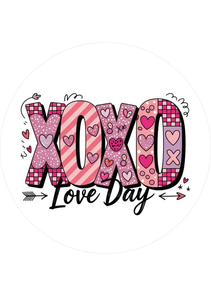Valentins- Tortenaufleger Love12 - personalisierbar - Fondant- Torten- & Cupcakeaufleger Sugar Sweet Kitchen