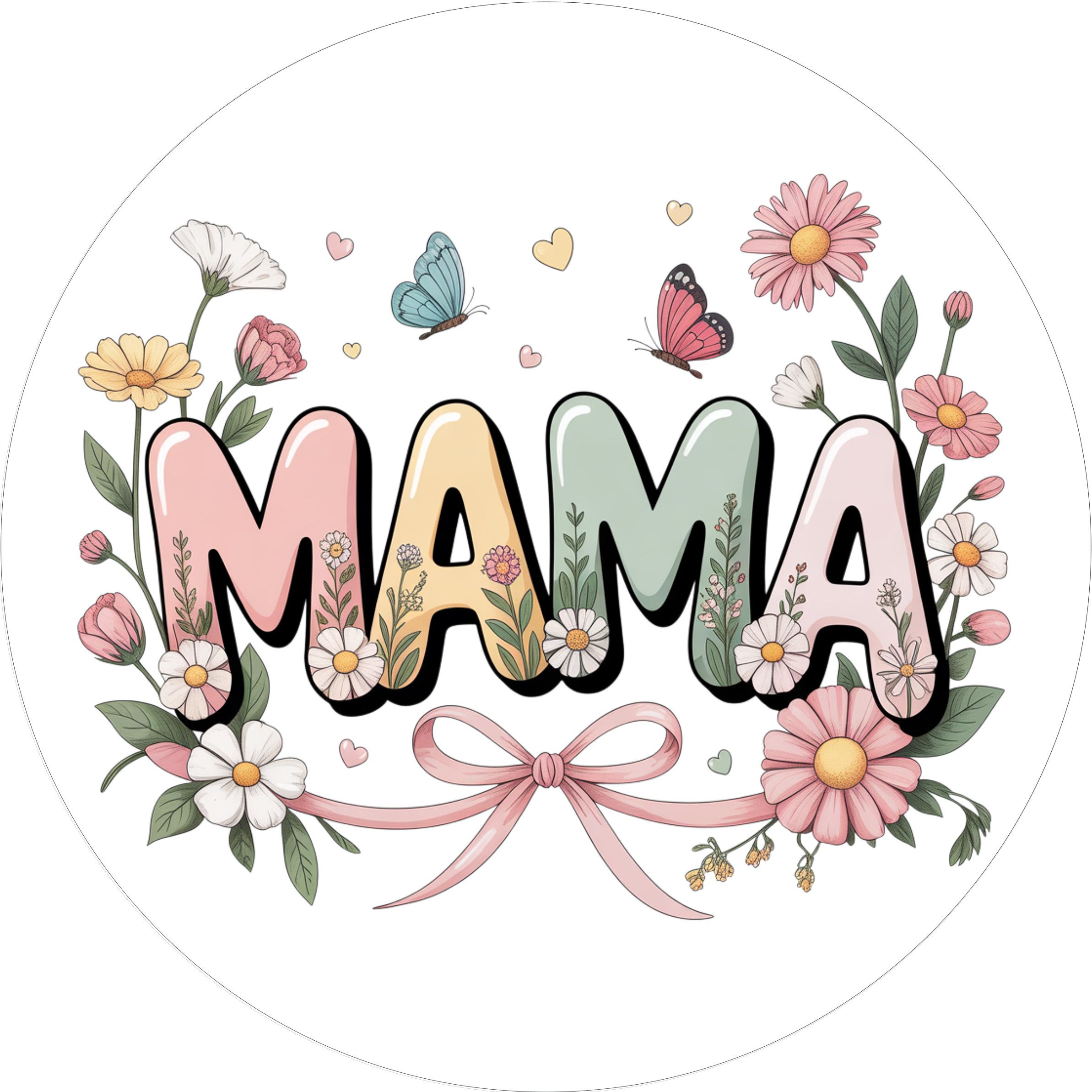 Muttertags-Tortenaufleger30 – essbar & personalisierbar - Fondant- Torten- Cupcakeaufleger Sugar Sweet Kitchen