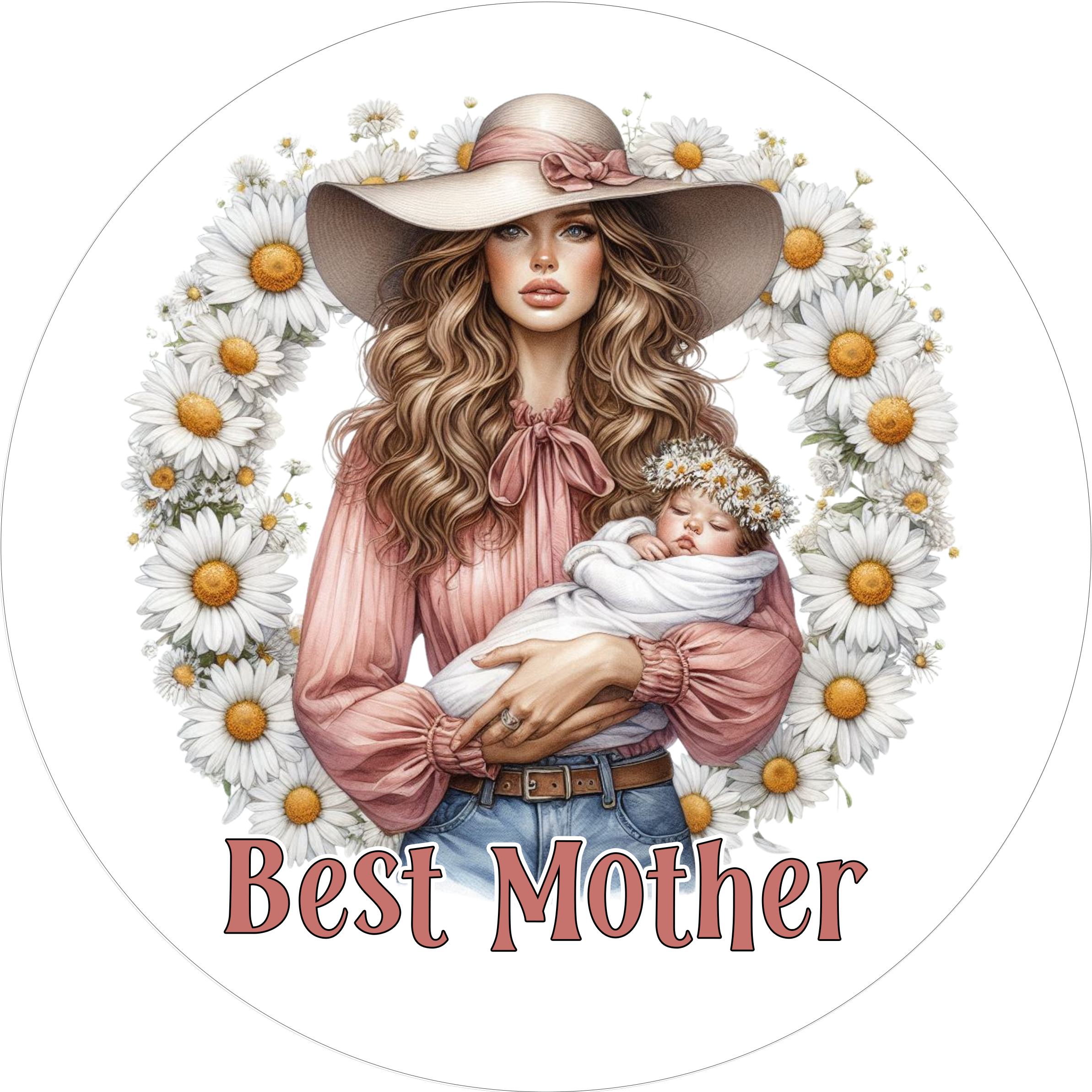 Muttertags-Tortenaufleger31 – essbar & personalisierbar - Fondant- Torten- Cupcakeaufleger Sugar Sweet Kitchen