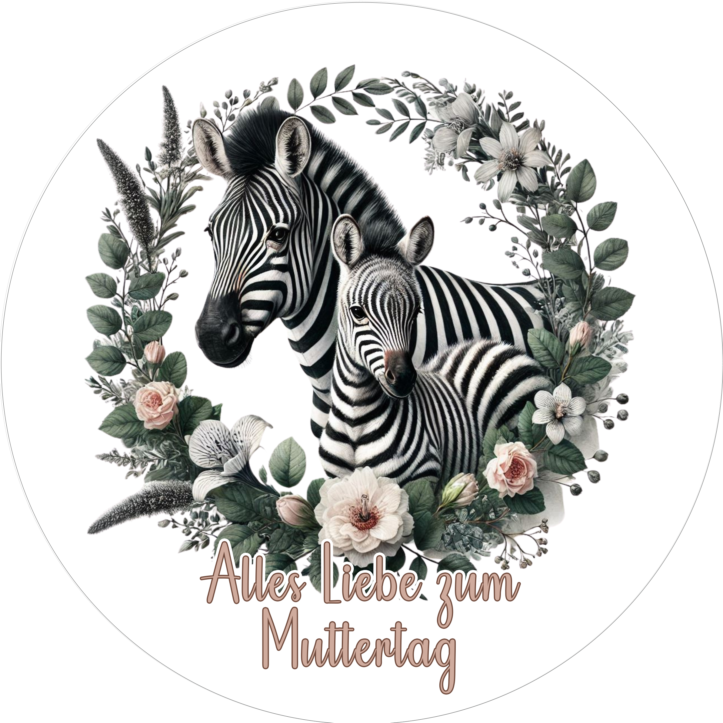 Muttertags-Tortenaufleger35 – essbar & personalisierbar