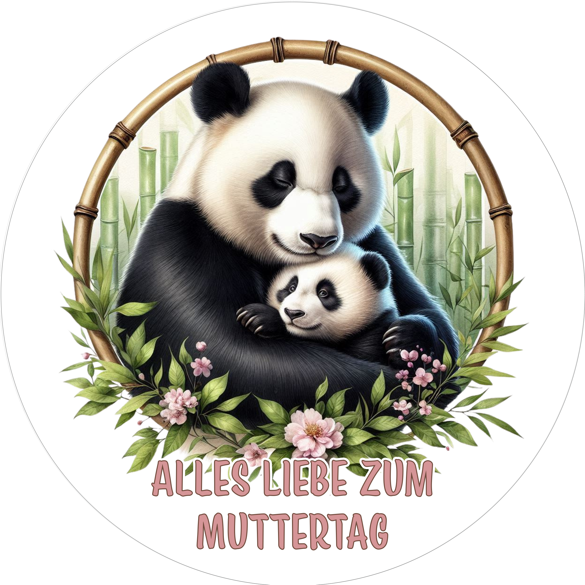 Muttertags-Tortenaufleger37 – essbar & personalisierbar - Fondant- Torten- Cupcakeaufleger Sugar Sweet Kitchen