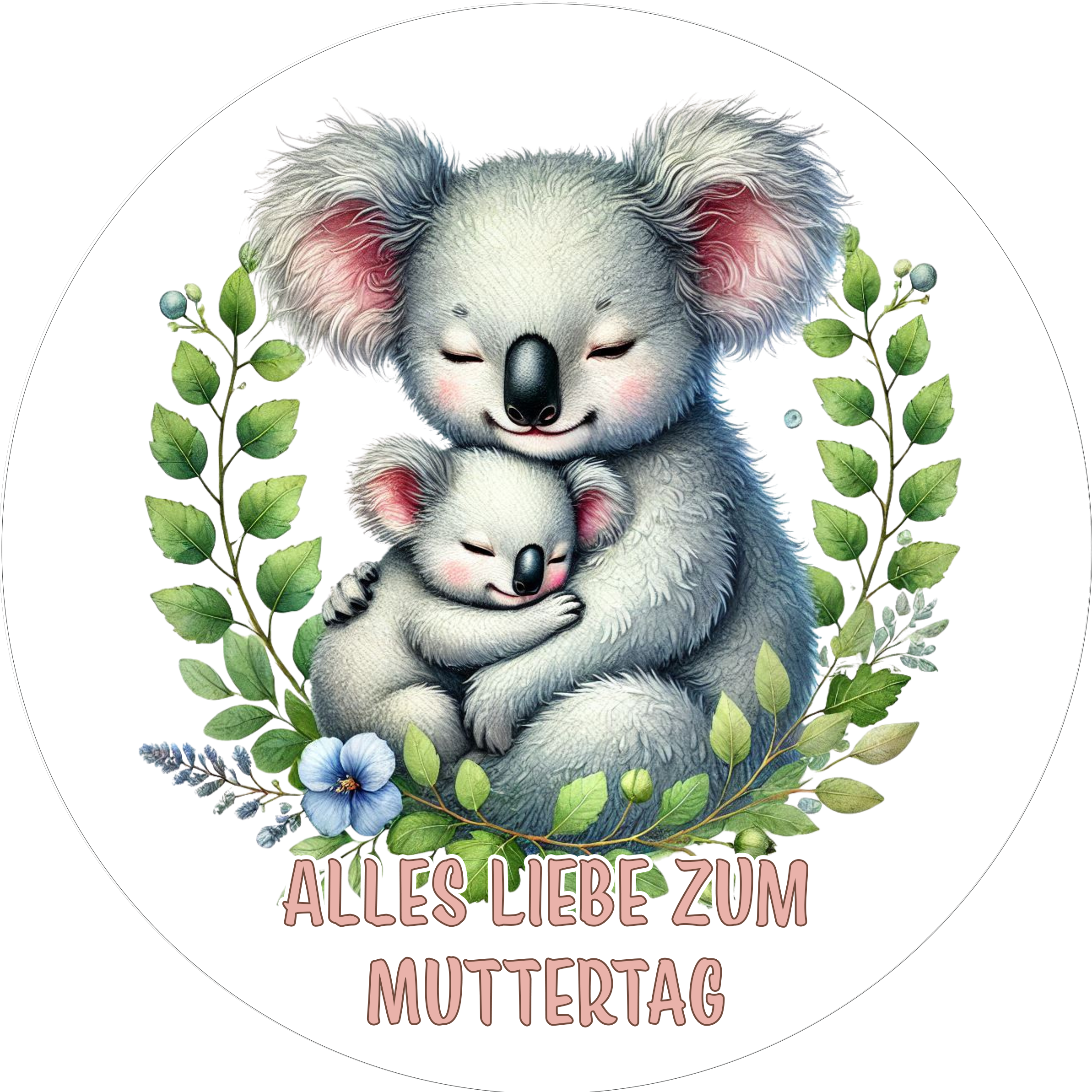Muttertags-Tortenaufleger38 – essbar & personalisierbar