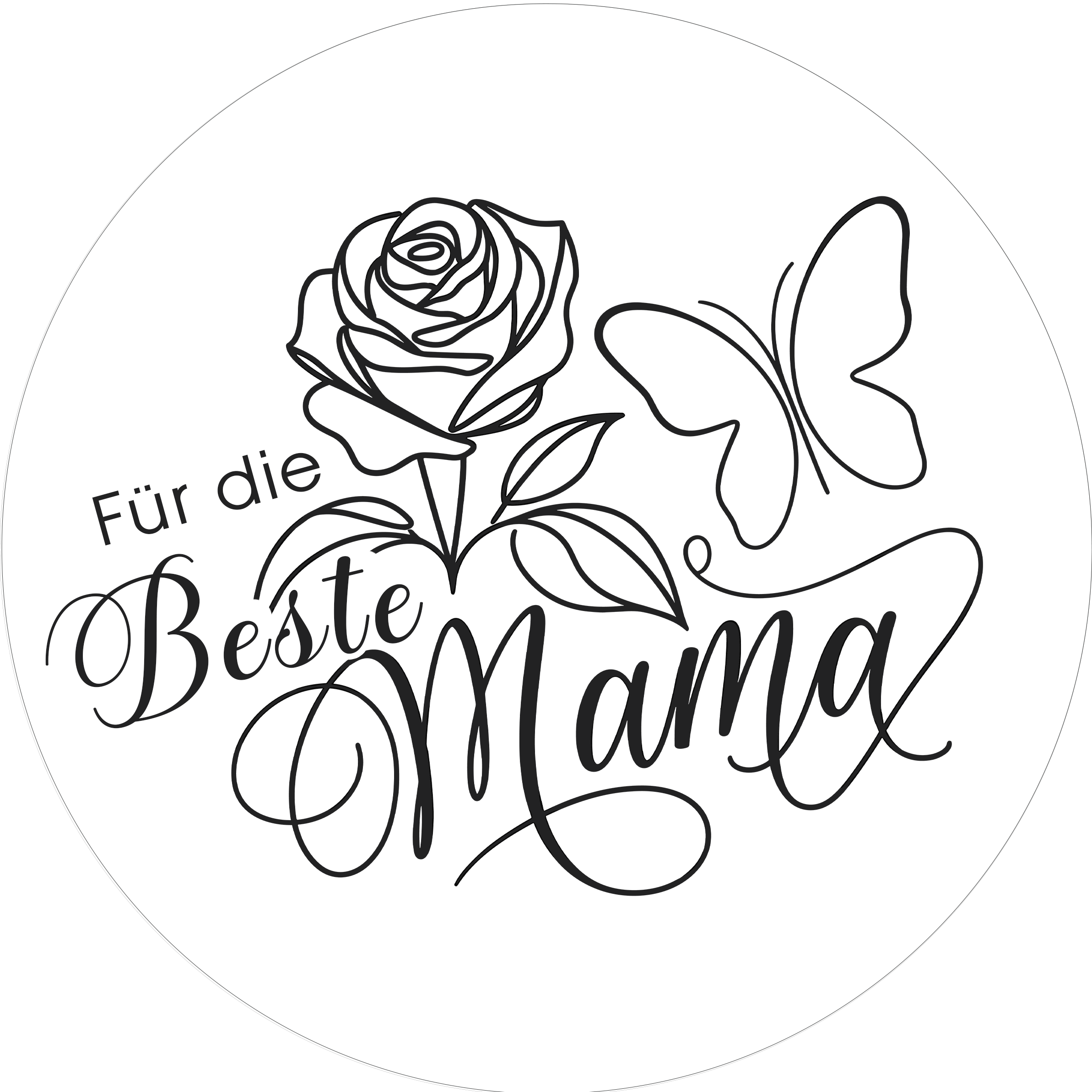Muttertags-Tortenaufleger46 – essbar & personalisierbar