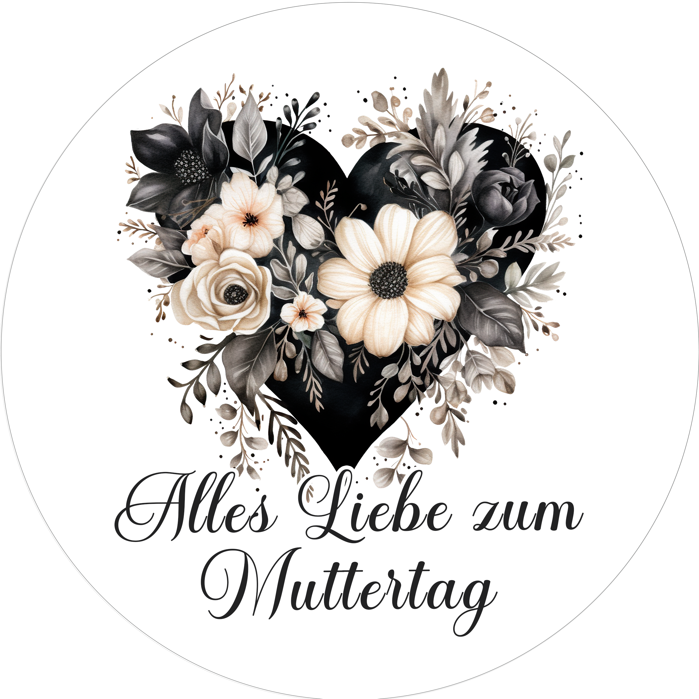 Muttertags-Tortenaufleger64 – essbar & personalisierbar