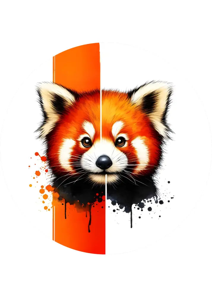 Red Panda-Tortenaufleger1 - personalisierbar - Fondant- Torten- & Cupcakeaufleger Sugar Sweet Kitchen