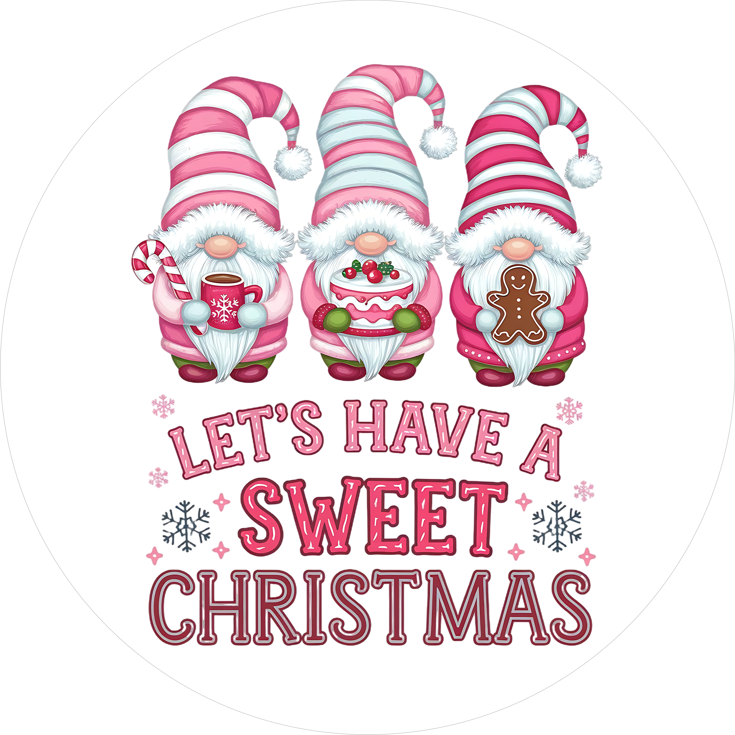 Süsser Weihnachts - Tortenaufleger27 - personalisierbar - Fondant- Torten- & Cupcakeaufleger Sugar Sweet Kitchen