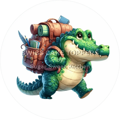 Ab in die Schule-Tortenaufleger5 - personalisierbar