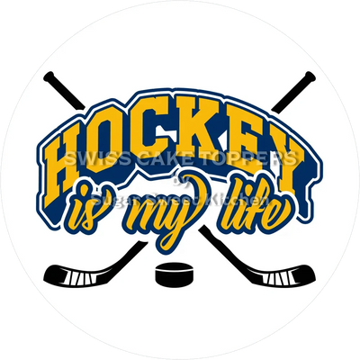 Auffallender Eishockey-Tortenaufleger4 - personalisierbar