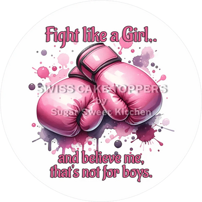 Ausgefallener Box-Tortenaufleger12 - personalisierbar