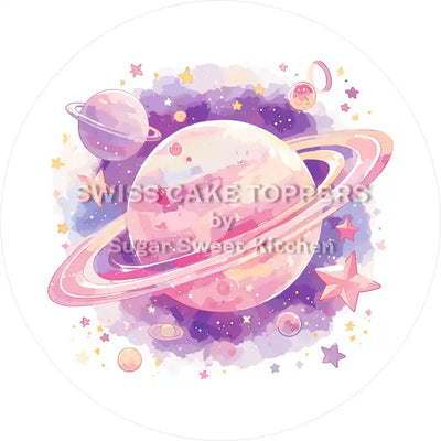 Extraordinary Planet Cake Topper9 - customizable