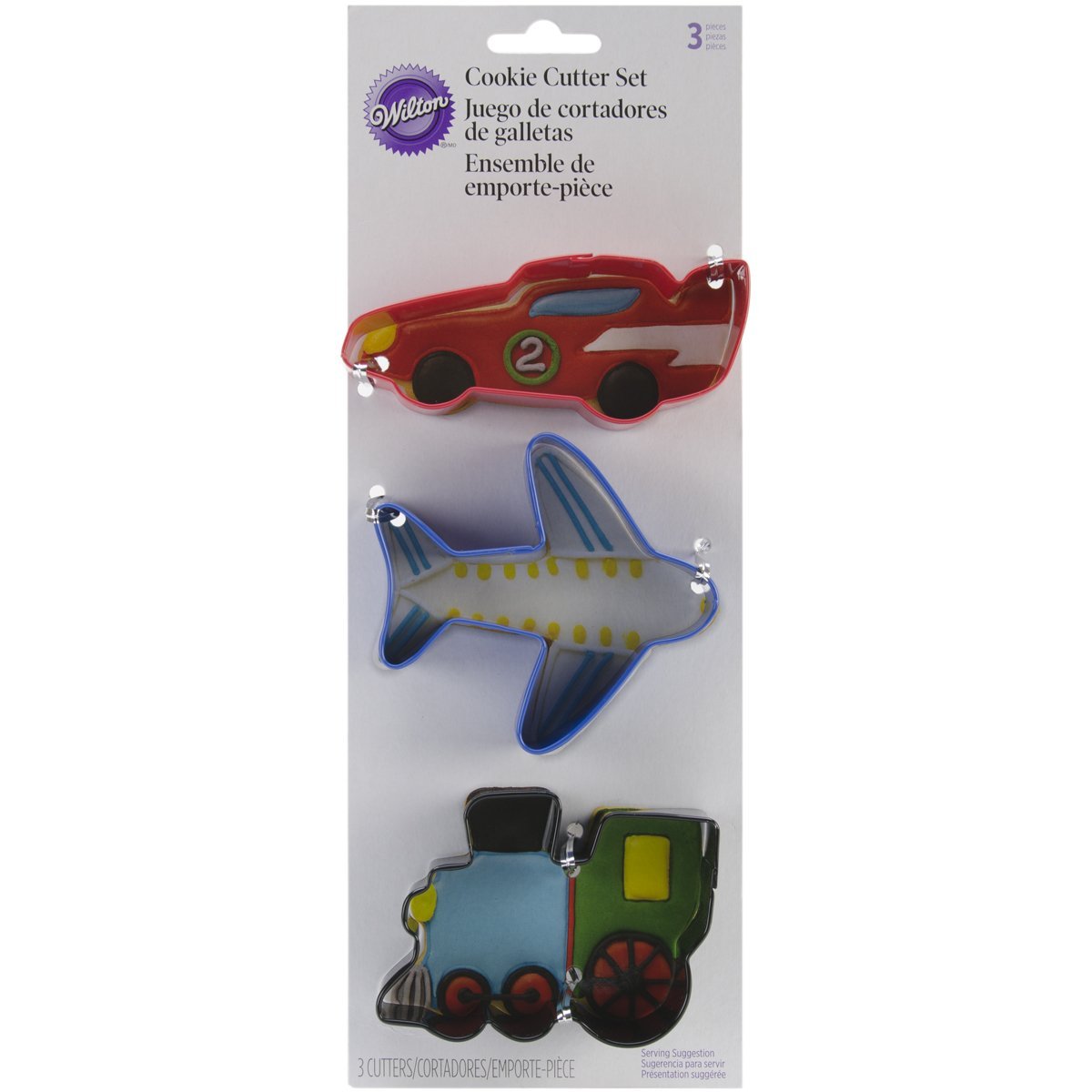 Aussstecher Set Transportation Wilton / 3Stk. - Keksausstecher Sugar Sweet Kitchen