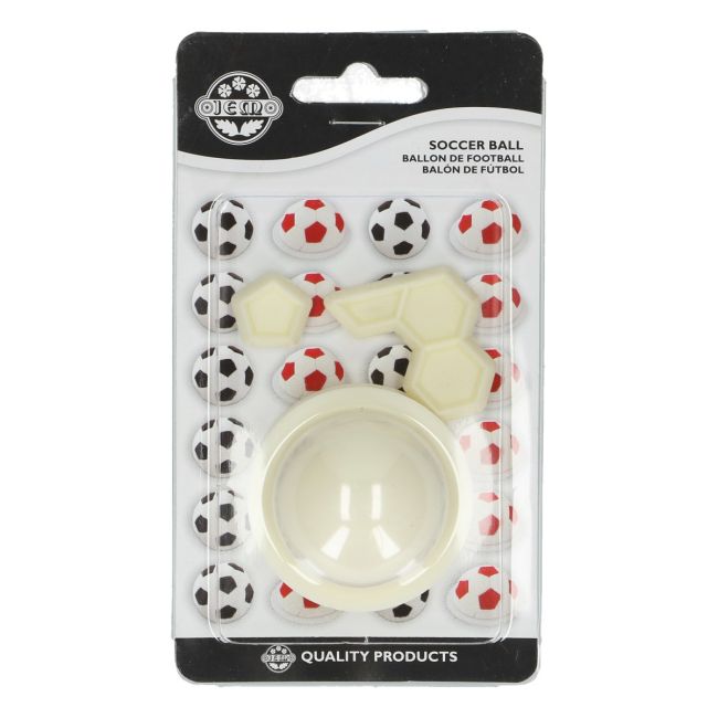 Ausstecher ’Fussball’ JEM / 4tlg - Tortendekoration Sugar Sweet Kitchen
