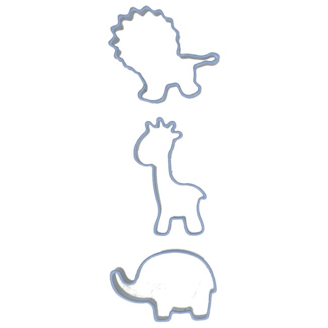 Ausstecher Geschenkset ’wilde Tiere’ Wilton / 4Stk. - Keksausstecher Sugar Sweet Kitchen