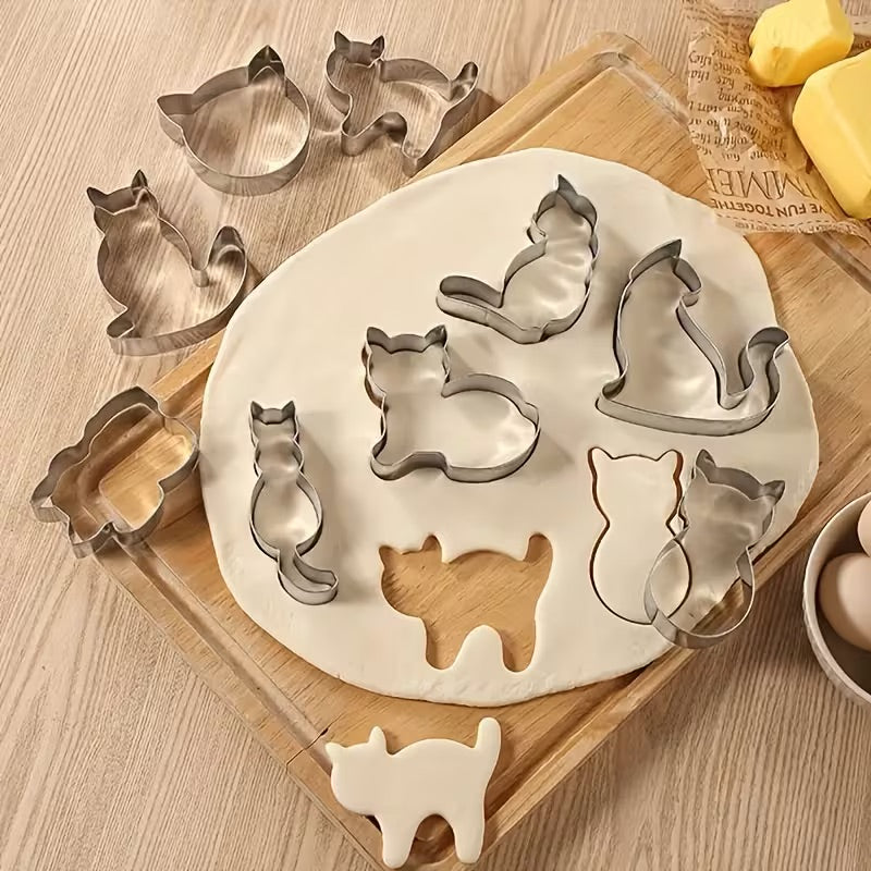 Ausstecher Katzen Set / 9tlg. - Keksausstecher Sugar Sweet Kitchen