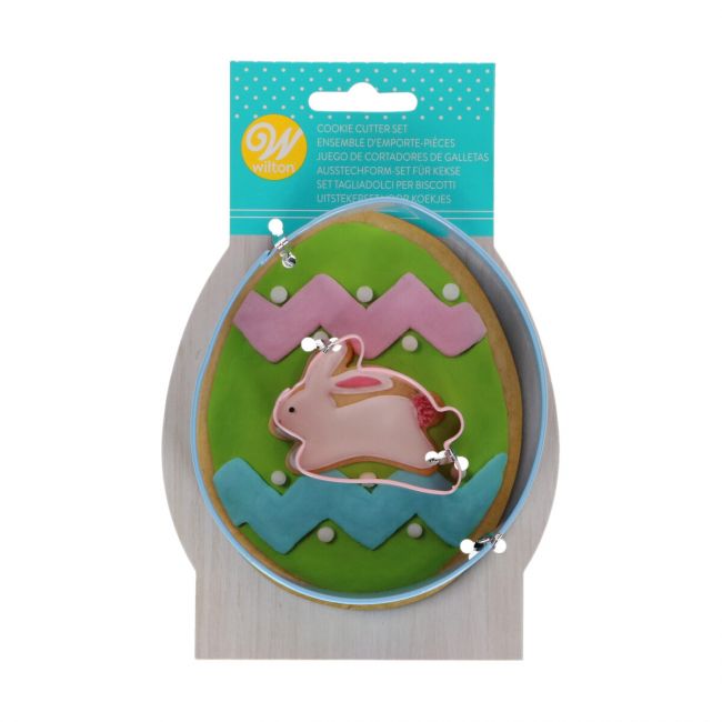 Ausstecher Set Ei & Hase Wilton / 2Stk - Keksausstecher Sugar Sweet Kitchen