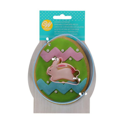 Ausstecher Set Ei & Hase, Wilton / 2Stk