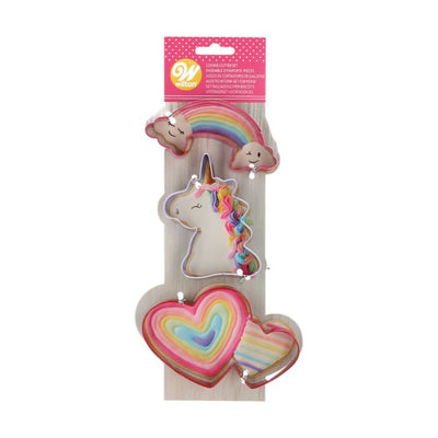 Ausstecher Set Einhorn, Wilton / 3Stk.