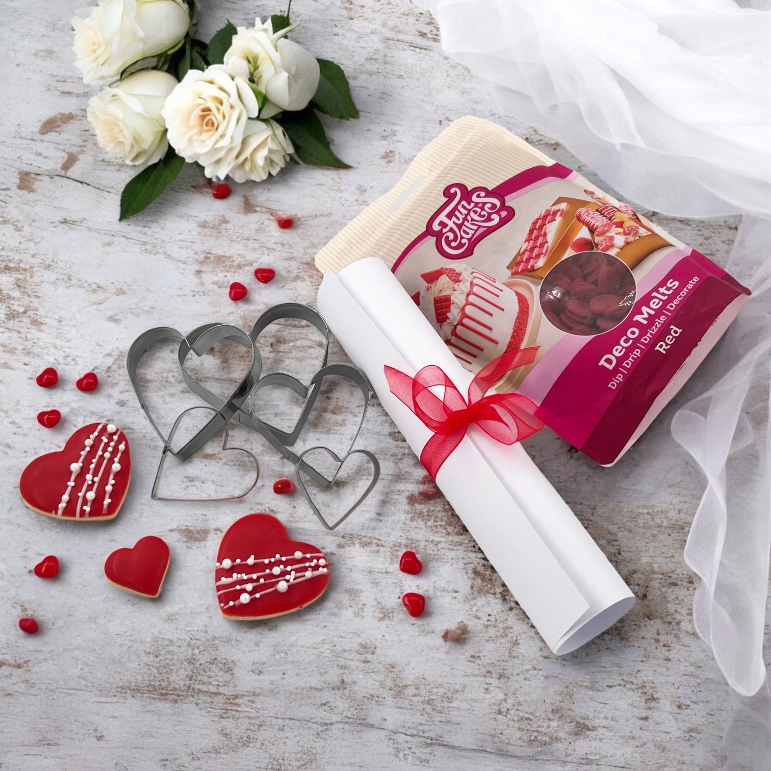 Ausstecher Set Herz 2 / ink. Rezept - Bundle Sugar Sweet Kitchen