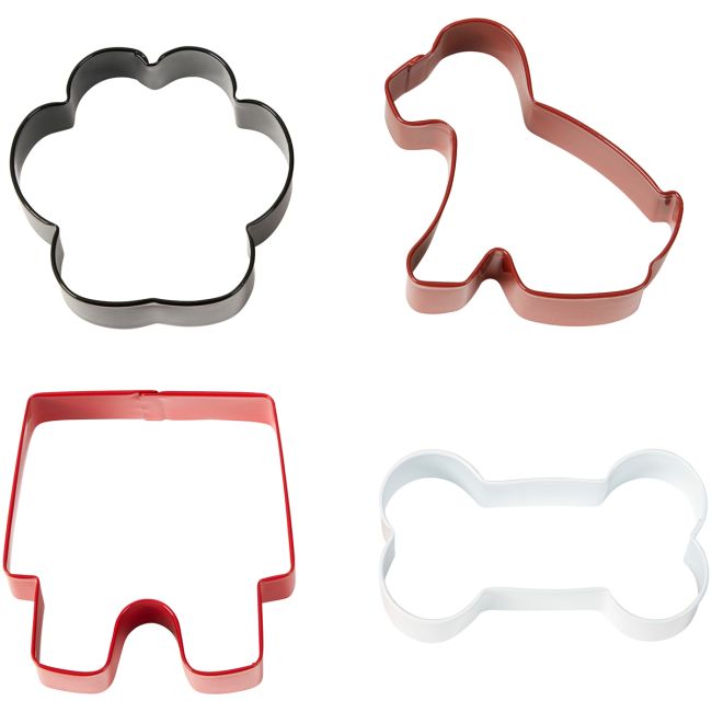 Ausstecher-Set Hund Wilton / 4Stk. - Keksausstecher Sugar Sweet Kitchen