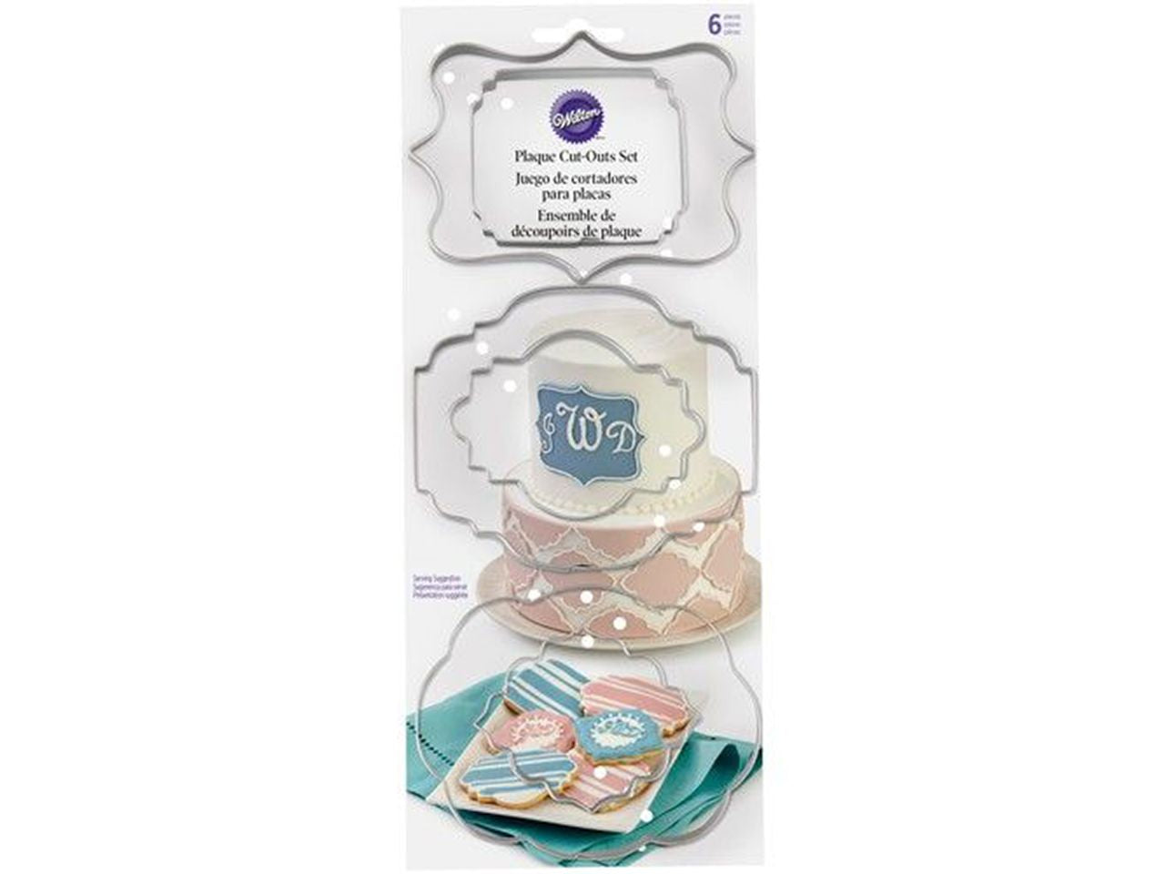 Ausstecher Set Schilder Wilton / 6Stk. - Keksausstecher Sugar Sweet Kitchen