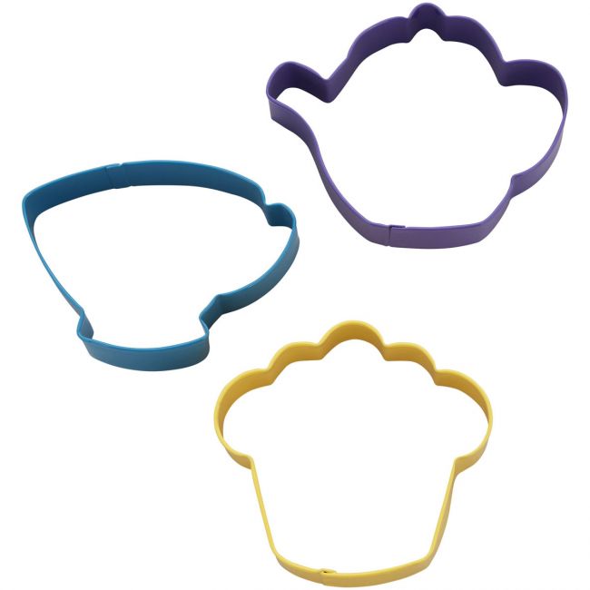 Ausstecher Set Tea Time Wilton / 3Stk. - Keksausstecher Sugar Sweet Kitchen