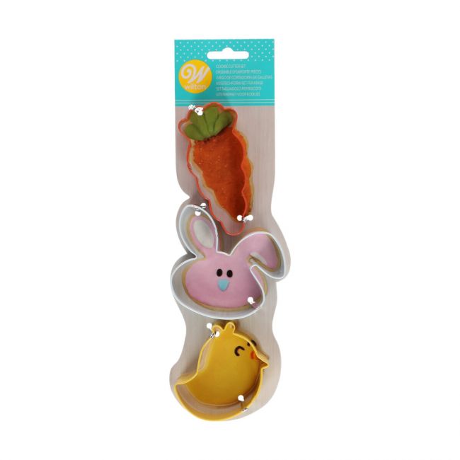 Ausstecher Set Whimsical Ostern Wilton / 3Stk - Keksausstecher Sugar Sweet Kitchen