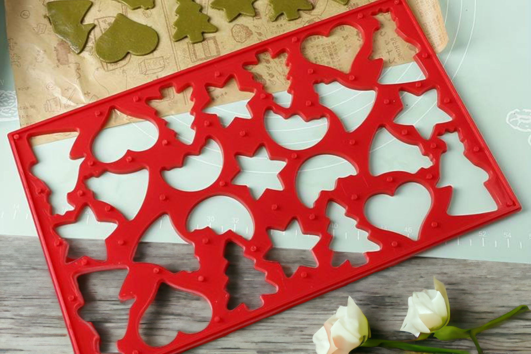 Ausstecher Weihnachten Platte für 25Stk. - Keksausstecher Sugar Sweet Kitchen
