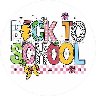 Back to School-Tortenaufleger1 - personalisierbar