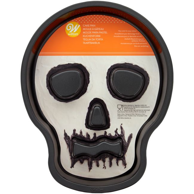 Backform Totenkopf Wilton / Halloweenbackform - Backzubehör Sugar Sweet Kitchen