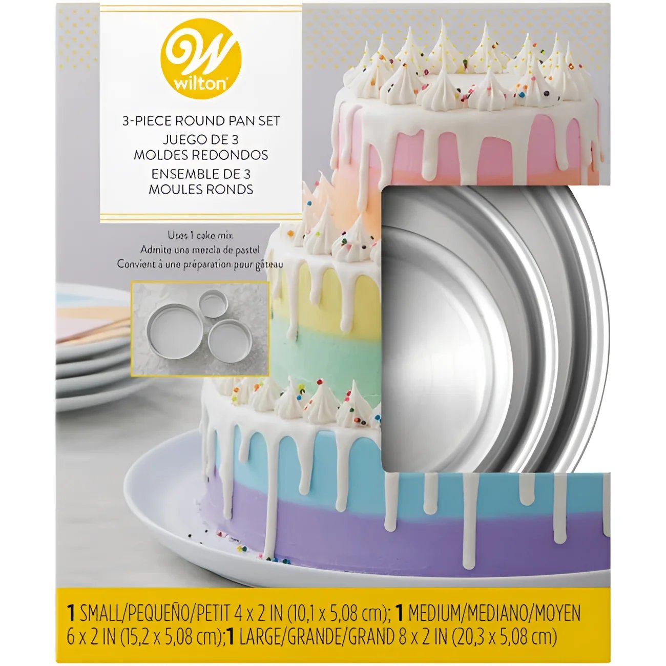 Backformen-Set Wilton rund / 3 Stk. - Backformen Sugar Sweet Kitchen