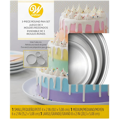 Backformen-Set Wilton, rund / 3 Stk.