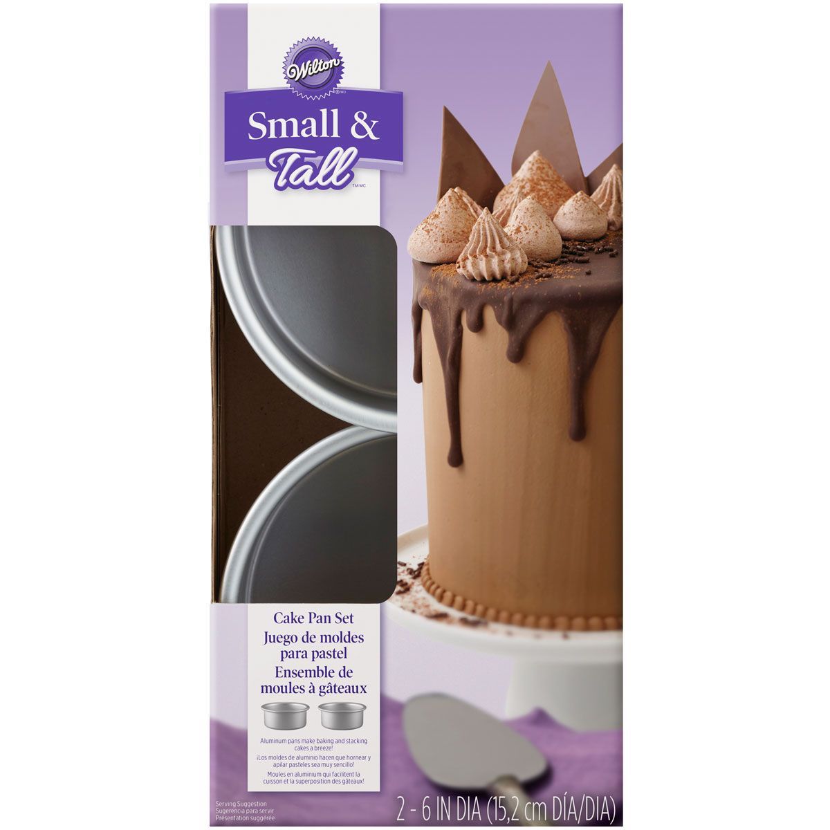 Backformenset Wilton für extra hohe Torten / 2Stk - Backformen Sugar Sweet Kitchen