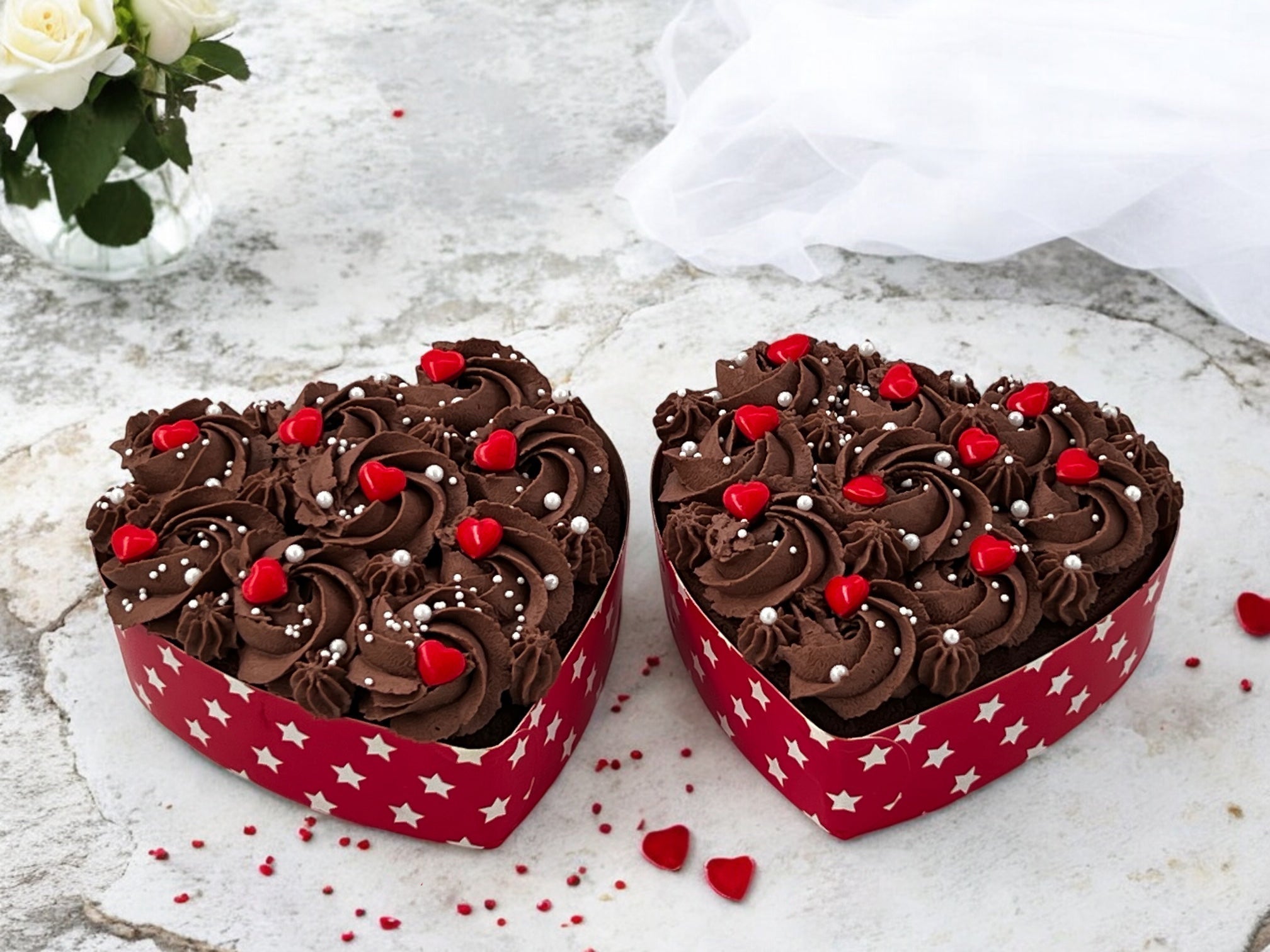 Backset Schokoladenherz mit Rezept & Dekoration - Bundle Sugar Sweet Kitchen