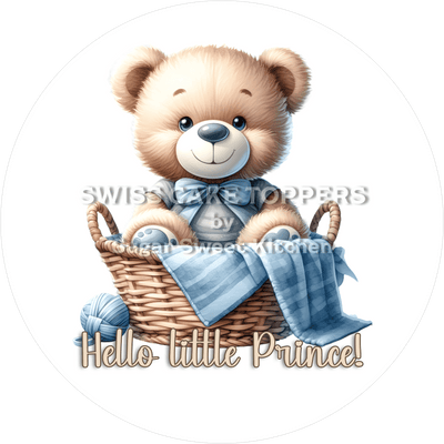 Bärchenhafter Tortenaufleger - It's a Boy8 - personalisierbar