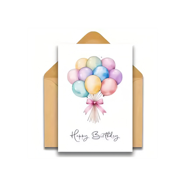 Ballon Geburtstagskarte mit Umschlag1 / 1Stk. - Karten Sugar Sweet Kitchen