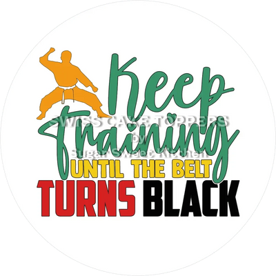 Besonderer Kampfsport-Tortenaufleger9 - personalisierbar